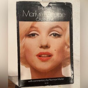 Vintage 1974 Marilyn Monroe Calendar with cover sleeve